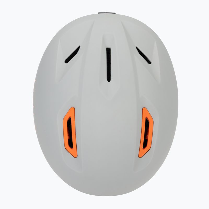 Children's ski helmet Bollé Atmos Youth grey/orange matte 6