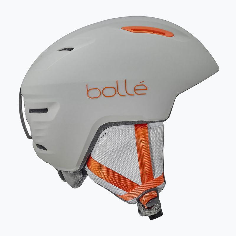 Children's ski helmet Bollé Atmos Youth grey/orange matte 2