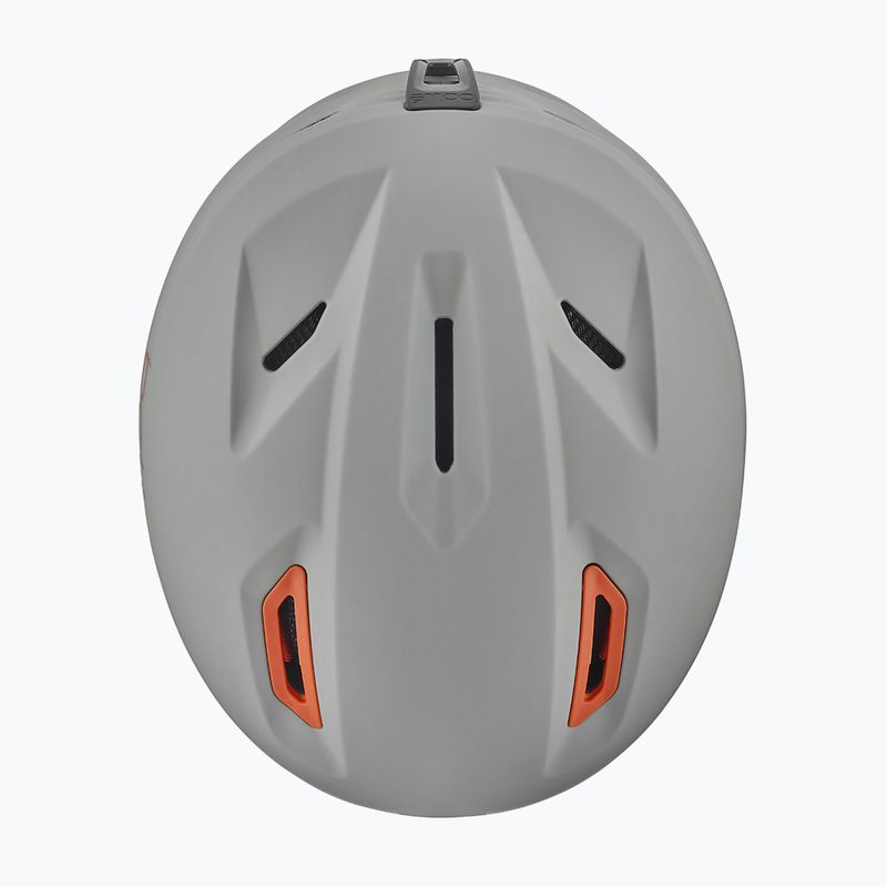 Children's ski helmet Bollé Atmos Youth grey/orange matte 4