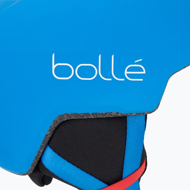 Children's ski helmet Bollé Atmos Youth race blue matte 7