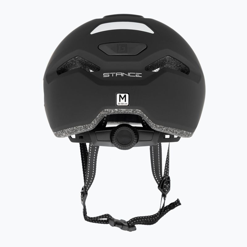 Bollé Stance Pure black matte bicycle helmet 3