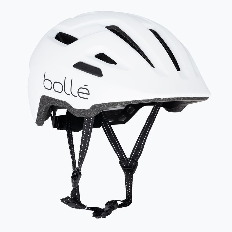 Bollé Stance Pure white matte bicycle helmet