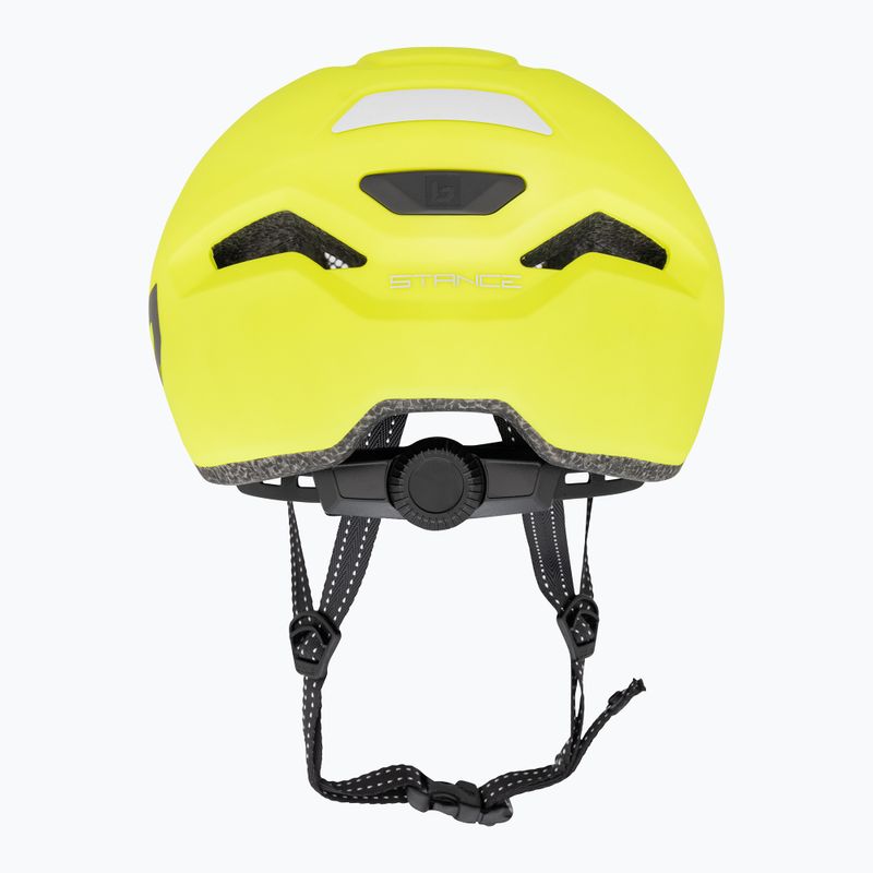 Bollé Stance Pure acid yellow matte bicycle helmet 3