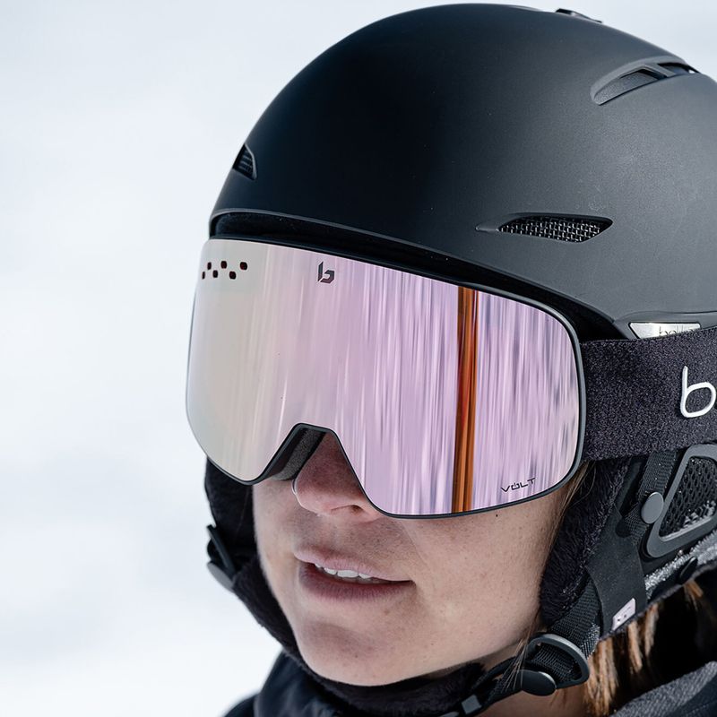 Bollé Juliet black/lilac matte ski helmet 6