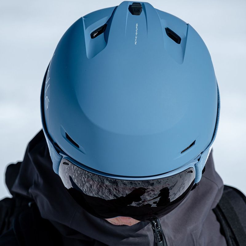 Bollé Ryft Pure storm blue ski helmet 6