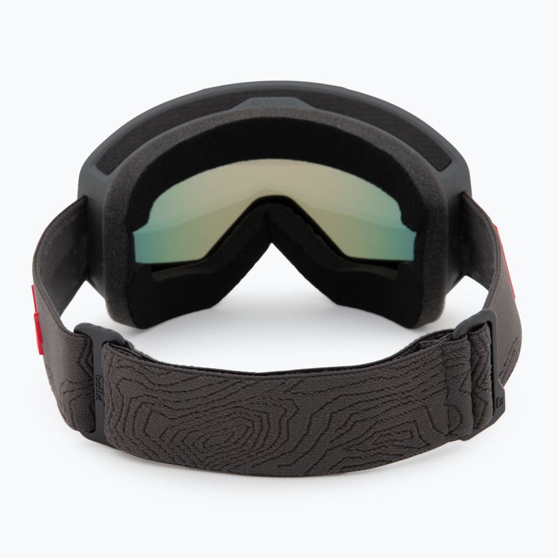 Bollé Cascade titanium grey matte/sunrise ski goggles 2