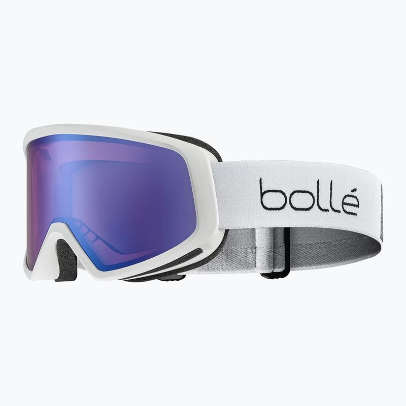 Bollé Bedrock Plus white matte/azure ski goggles