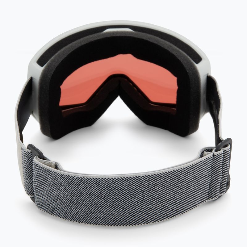 Bollé Bedrock Plus lightest grey matte/vermillon ski goggles 3