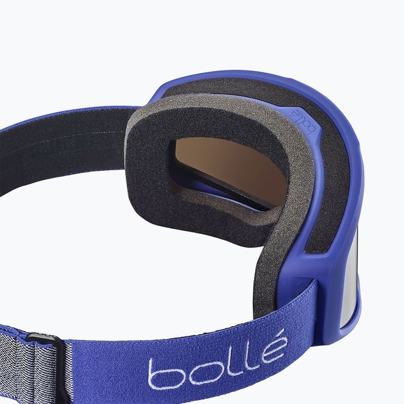 Bollé Bedrock Plus royal blue matte/black chrome ski goggles 2