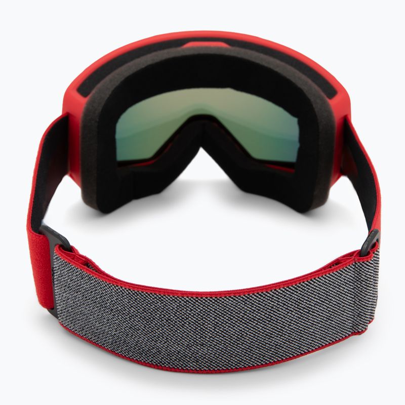 Bollé Bedrock Plus carmine red/sunrise ski goggles 3