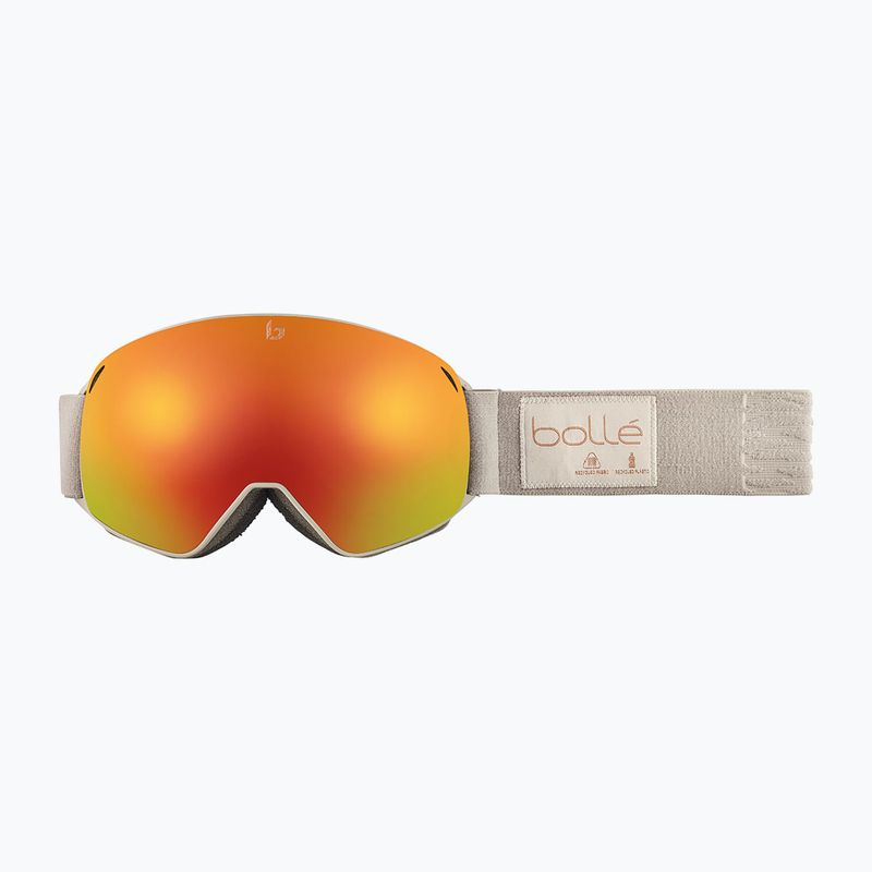 Bollé Eco Torus M oatmeal matte/sunrise ski goggles 2