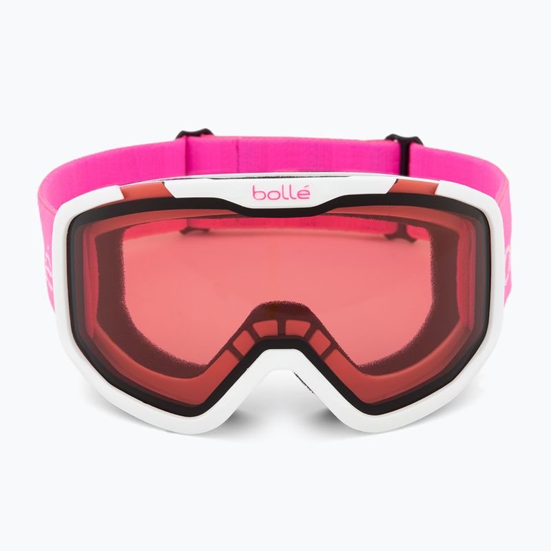 Children's ski goggles Bollé Rocket white& pink matte/ vermillon 2