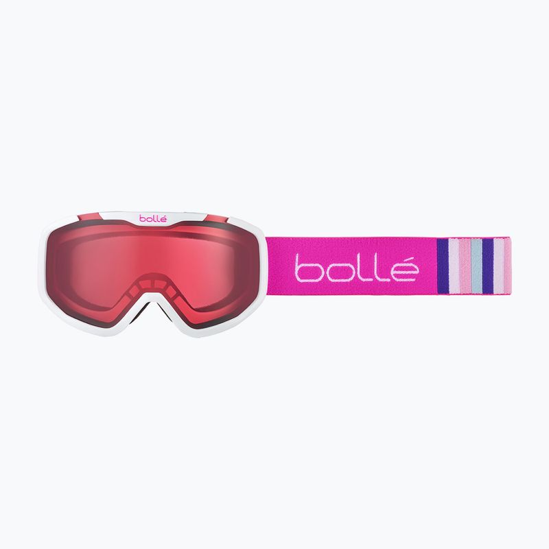 Children's ski goggles Bollé Rocket white& pink matte/ vermillon 2