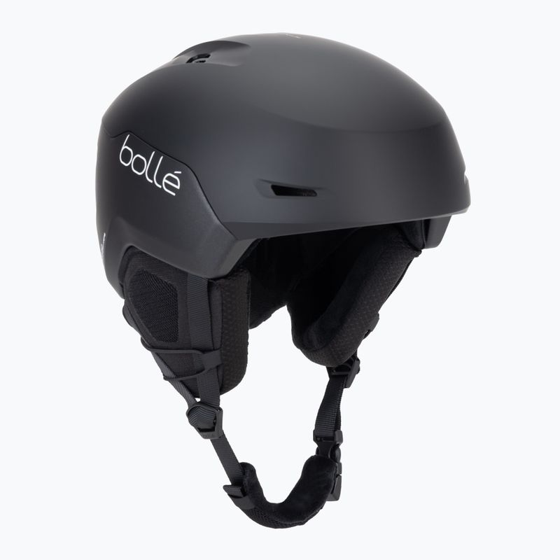 Bollé Ryft Pure black coal matte ski helmet