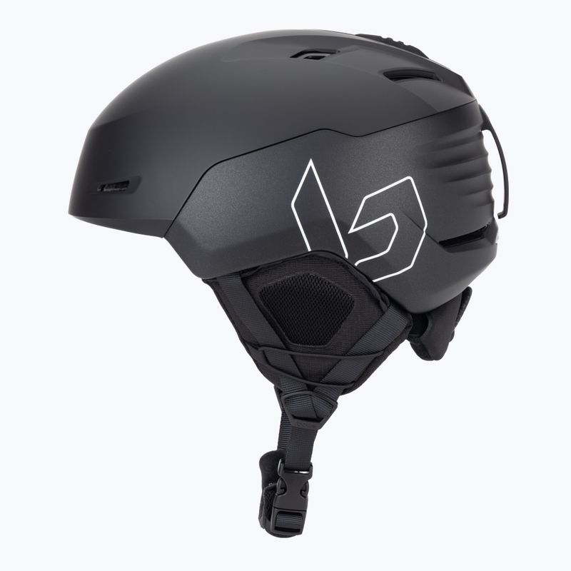 Bollé Ryft Pure black coal matte ski helmet 3