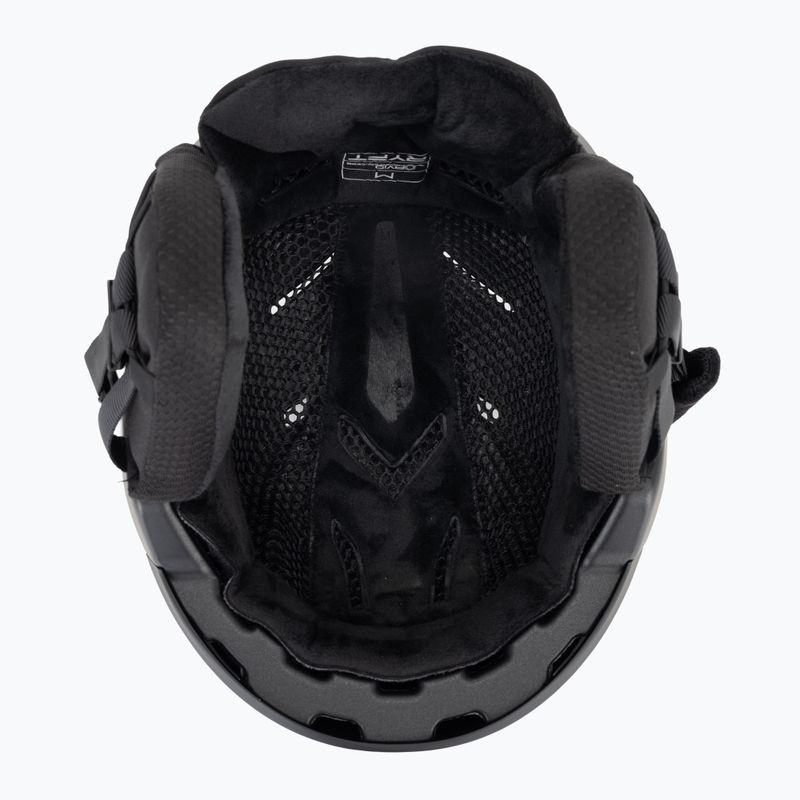 Bollé Ryft Pure black coal matte ski helmet 5