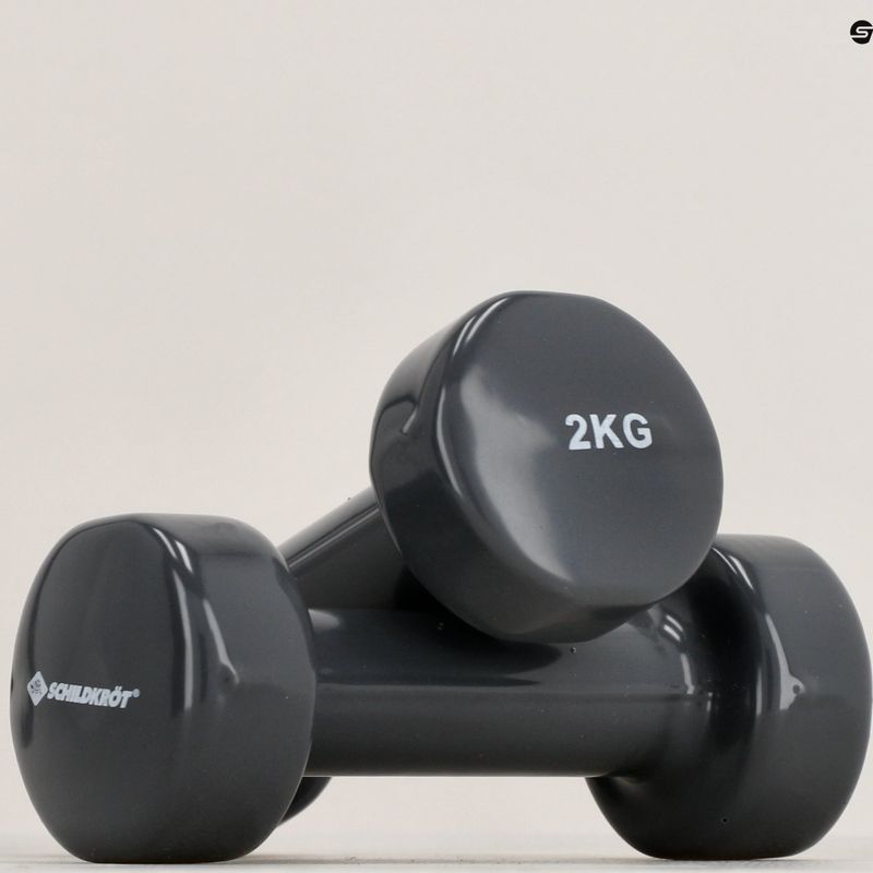 Schildkröt set Vinyl Dumbbells grey 960006 6