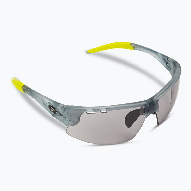 Tifosi Crit Fototec matte smoke/smoke photochromic cycling glasses