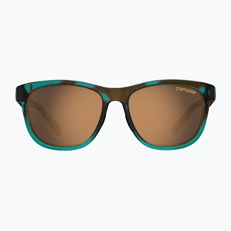 Tifosi Swank Polarized blue confetti/brown sunglasses 2