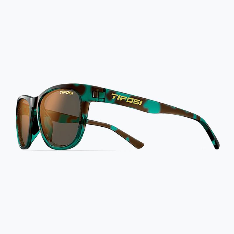 Tifosi Swank Polarized blue confetti/brown sunglasses 4