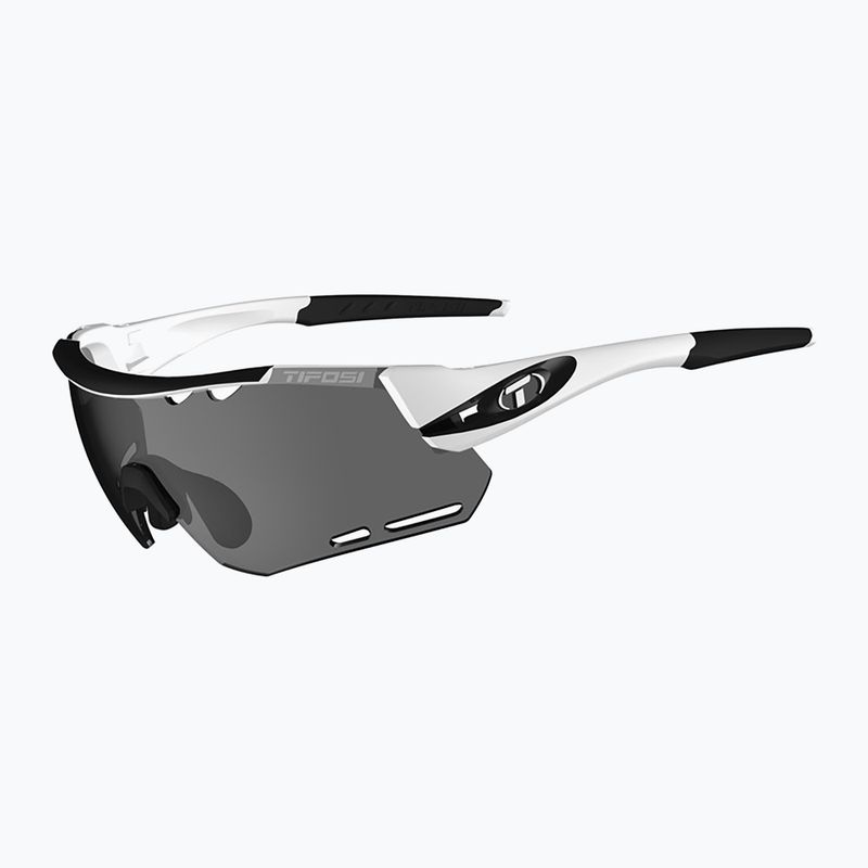 Tifosi Alliant 3 white black/smoke/ac red/clear cycling glasses 6