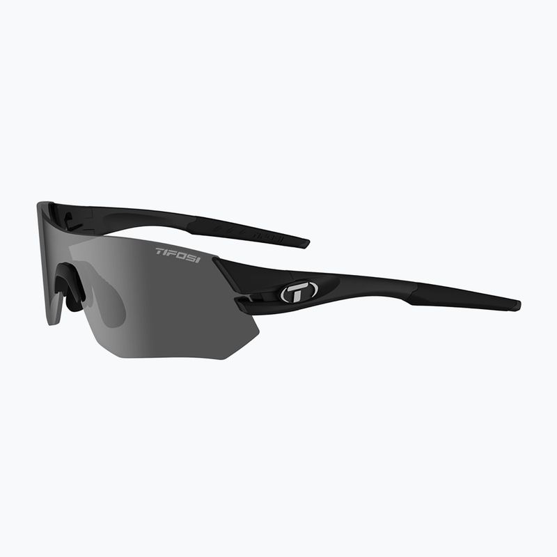 Tifosi Tsali matte black/smoke/ac red/clear cycling glasses 7