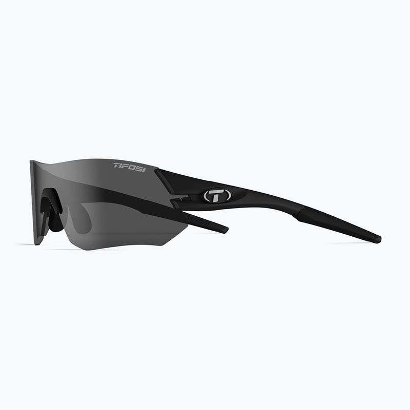 Tifosi Tsali matte black/smoke/ac red/clear cycling glasses 9