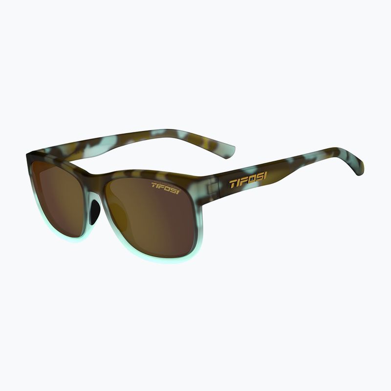 Tifosi Swank XL blue tortoise/brown sunglasses