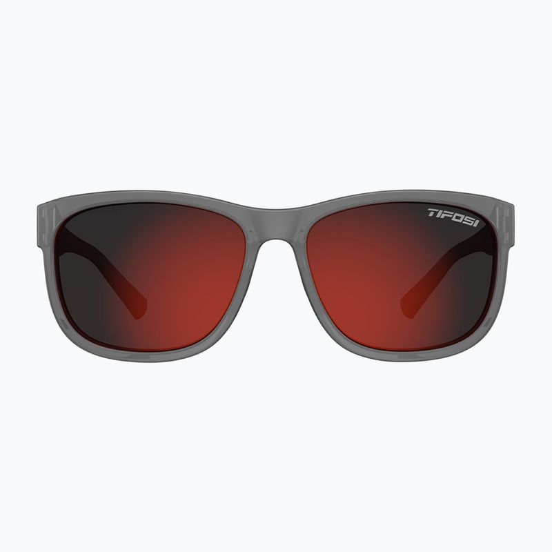 Tifosi Swank XL satin vapor/smoke red sunglasses 2