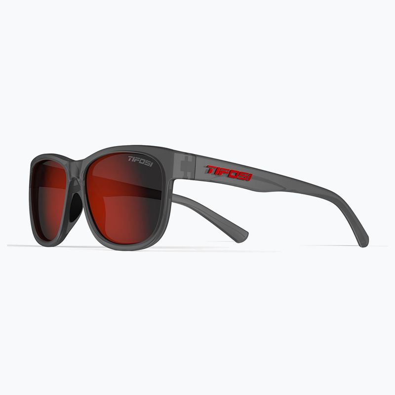 Tifosi Swank XL satin vapor/smoke red sunglasses 3