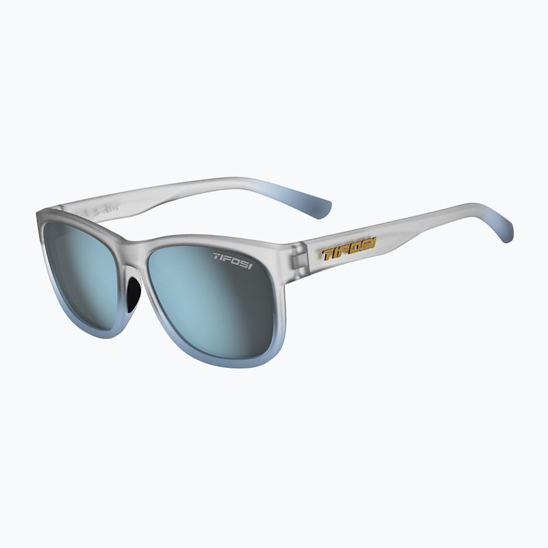 Tifosi Swank XL frost blue/smoke bright blue sunglasses