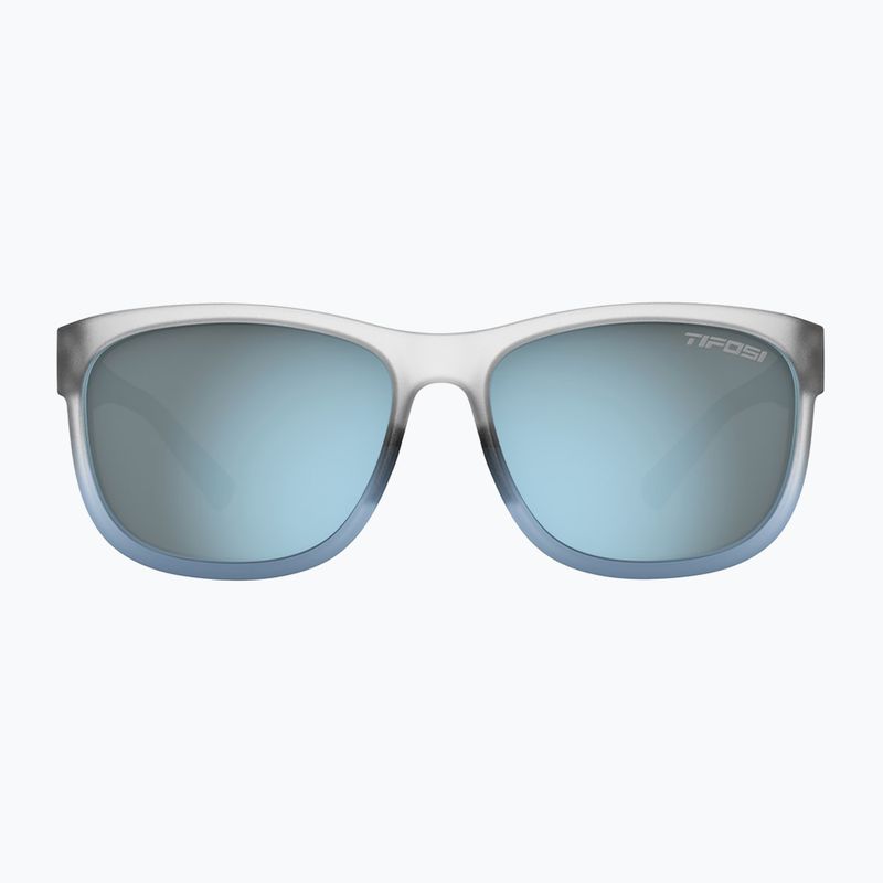 Tifosi Swank XL frost blue/smoke bright blue sunglasses 2