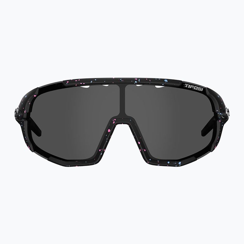 Tifosi Sledge moon dust/smoke/ac red/clear sunglasses 2