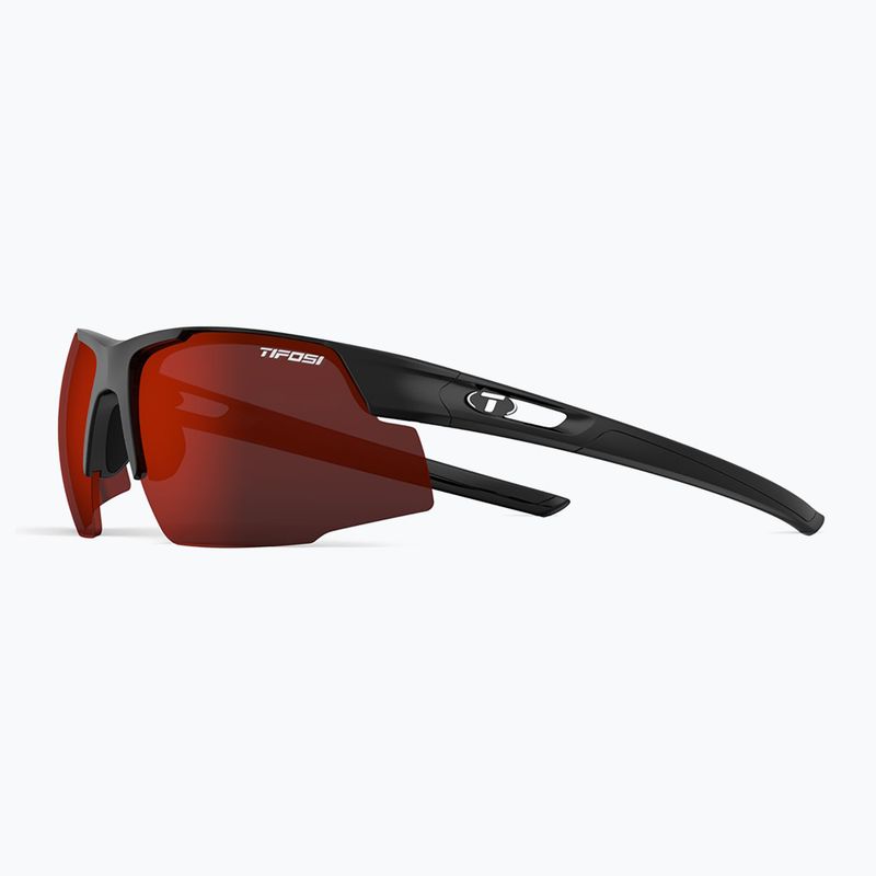 Tifosi Centus gloss black/smoke red sunglasses 3