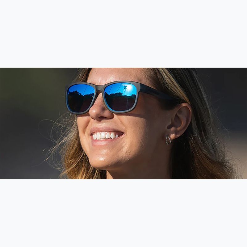 Tifosi Swank XL Polarized satin vapor/blue sky sunglasses 5