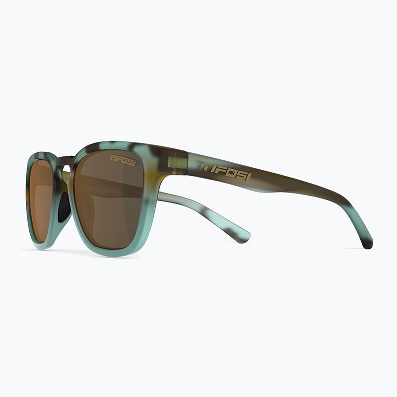 Tifosi Smirk Polarized matte blue tortoise/brown sunglasses 3