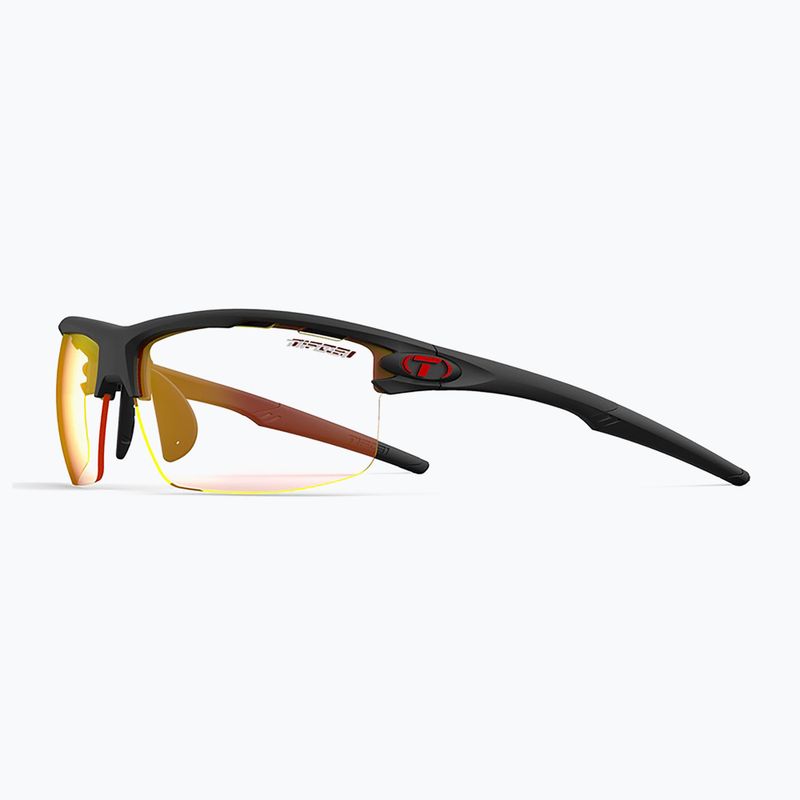 Tifosi Rivet Clarion Fototec matte black/clarion red photochromic sunglasses 3