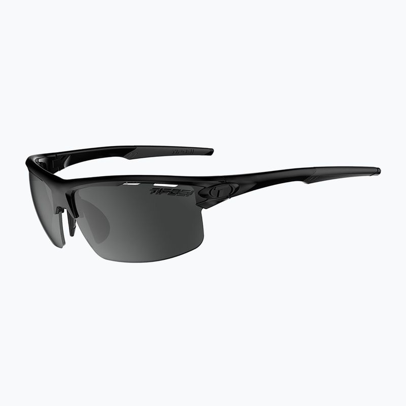 Tifosi Rivet blackout/smoke/ac red/clear sunglasses