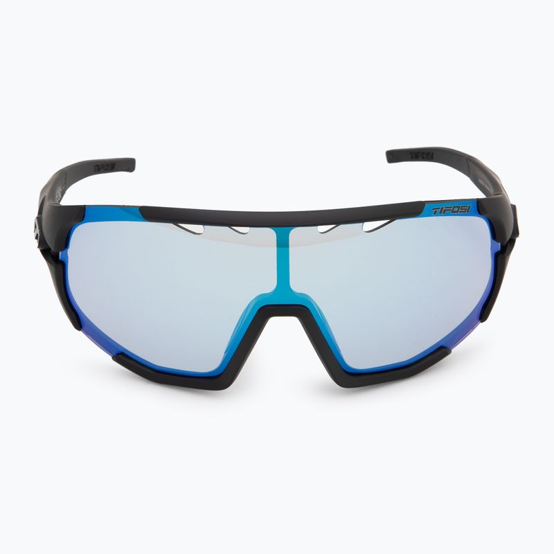 Tifosi Sledge Clarion Fototec matte black/clarion blue photochromic sunglasses 3