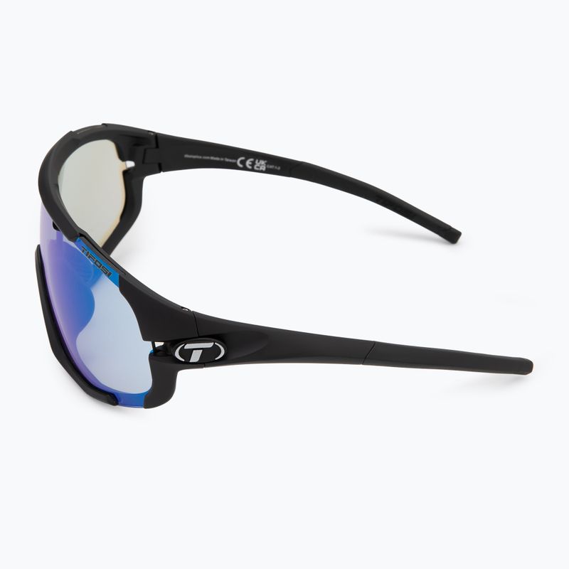 Tifosi Sledge Clarion Fototec matte black/clarion blue photochromic sunglasses 4