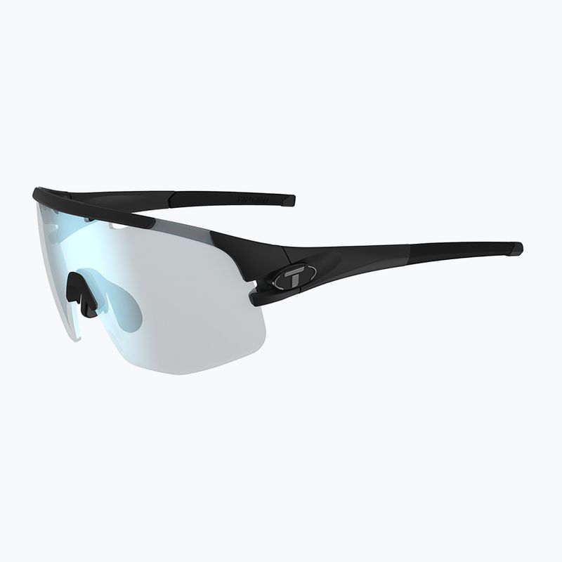 Tifosi Sledge Lite Clarion Fototec matte black/clarion blue photochromic sunglasses