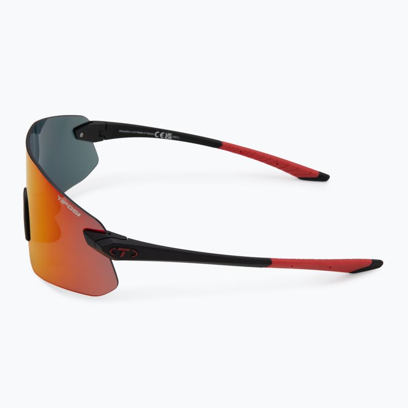 Tifosi Vogel SL matte black/smoke red sunglasses 4