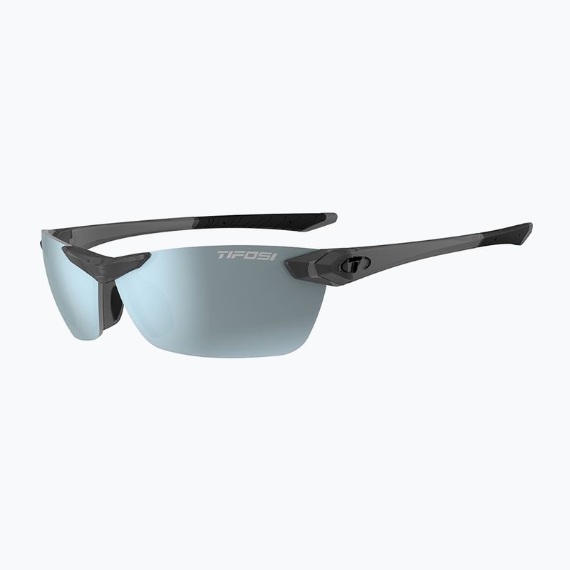 Tifosi Seek 2.0 satin vapor/smoke bright blue sunglasses