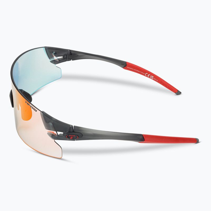 Tifosi Rail Xc Clarion Fototec satin vapor/clarion red photochromic cycling glasses 4