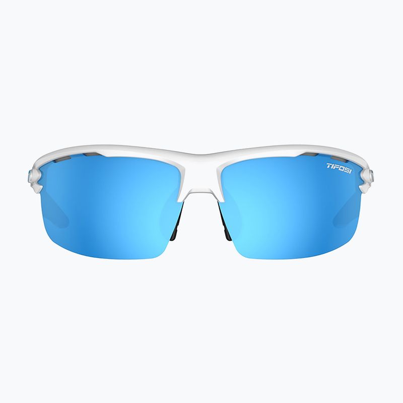 Tifosi Rivet matte white/clarion blue/ac red/clear sunglasses 2