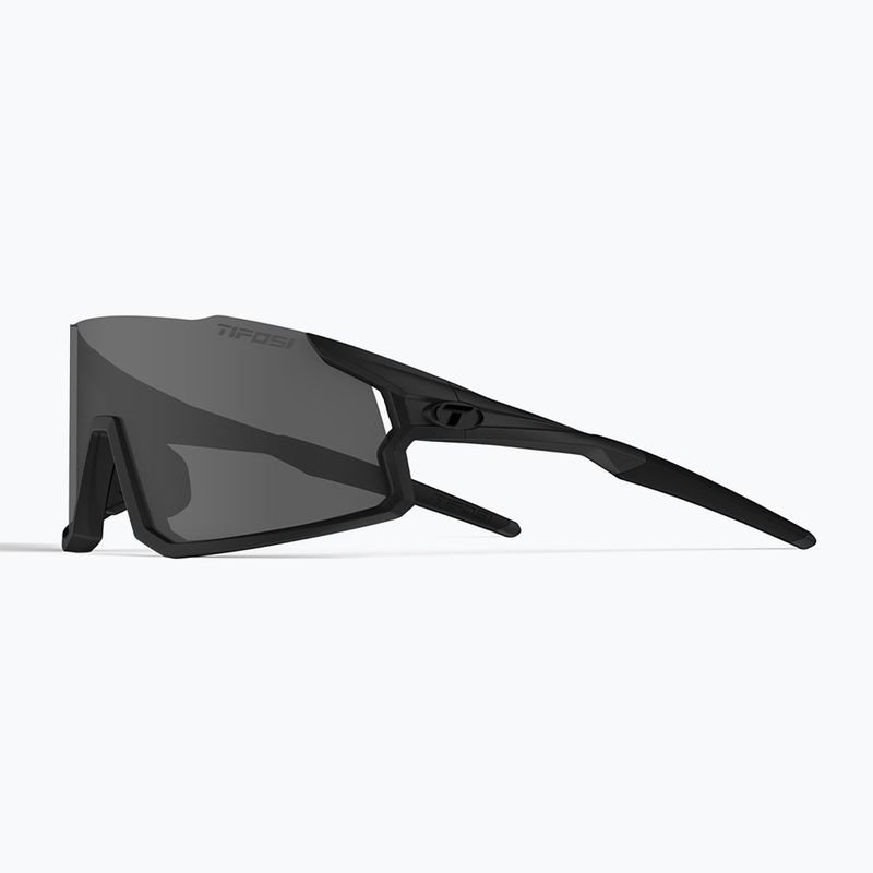 Tifosi Stash blackout/smoke/ac red/clear sunglasses 3