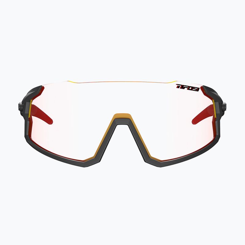 Tifosi Stash Clarion Fototec matte gunmetal/clarion red photochromic sunglasses 2