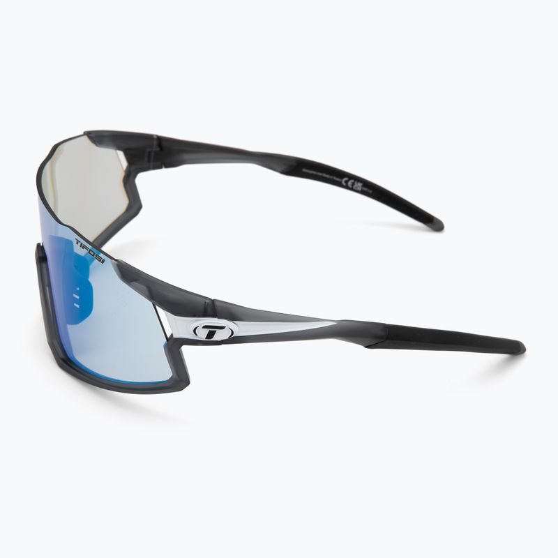 Tifosi Stash Clarion Fototec matte smoke/clarion blue photochromic sunglasses 4