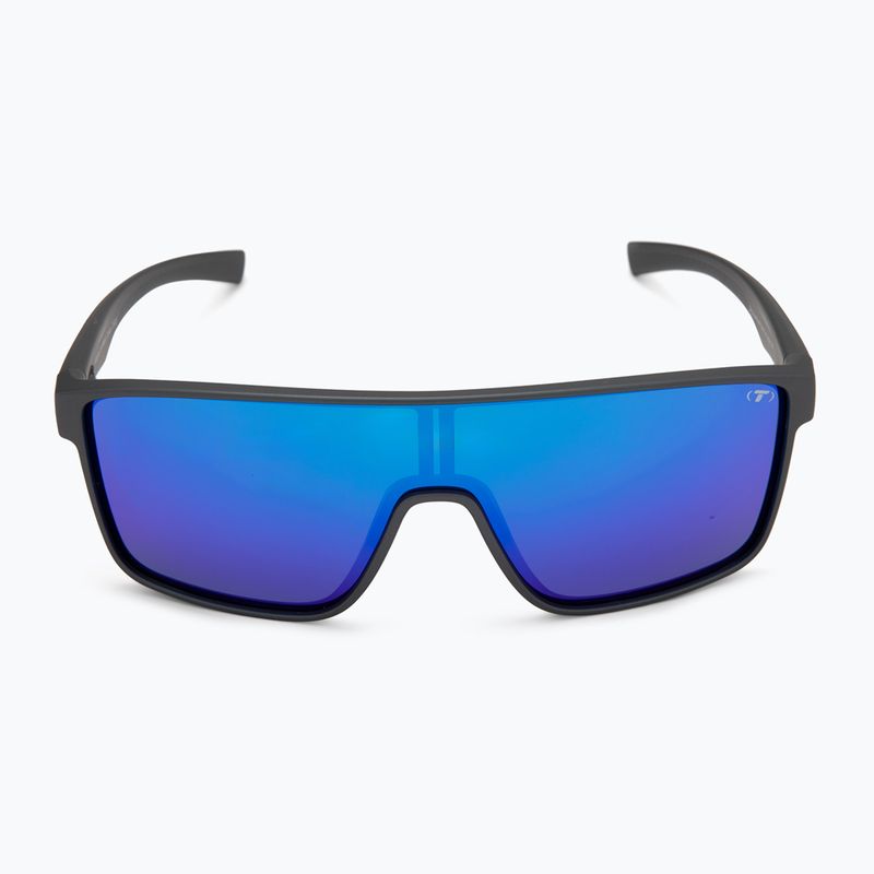 Tifosi Sanctum matte gunmetal/cobalt blue sunglasses 3