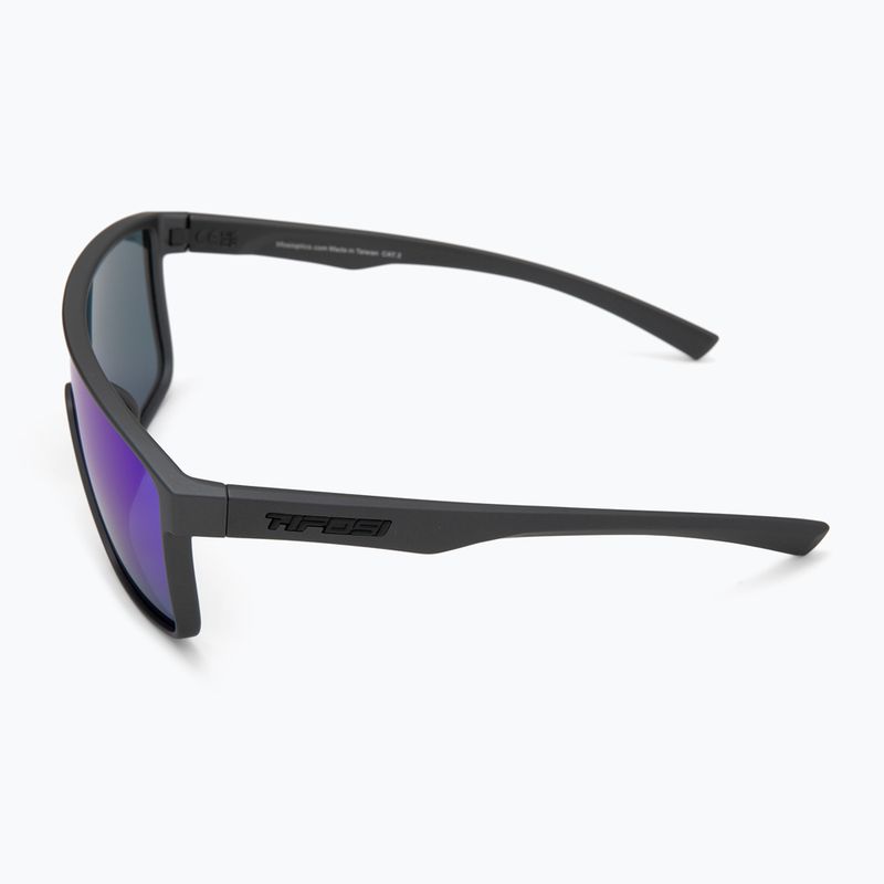 Tifosi Sanctum matte gunmetal/cobalt blue sunglasses 4